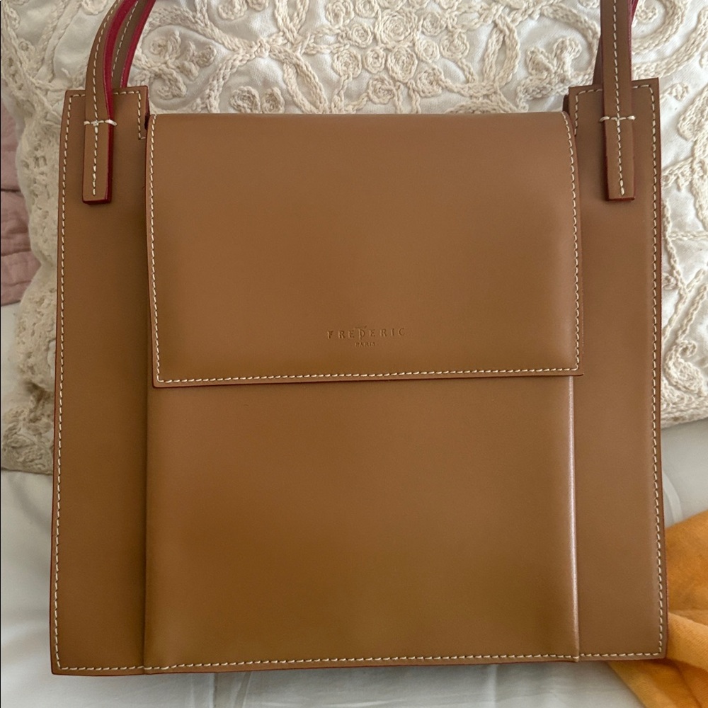 Fossil Tan Leather Handbag